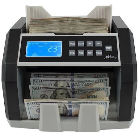 Royal Sovereign High Speed Bill Counter, Counterfeit Detection, Frontload RBC-ED200